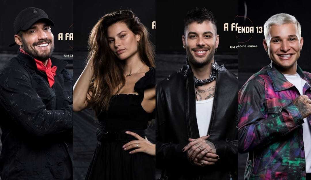 A Fazenda 13: Arcrebiano de Araujo, Dayane Mello, Gui Araujo e MC Gui estão na roça