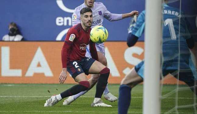 Barcelona toma gol no fim e fica somente no empate com o Osasuna