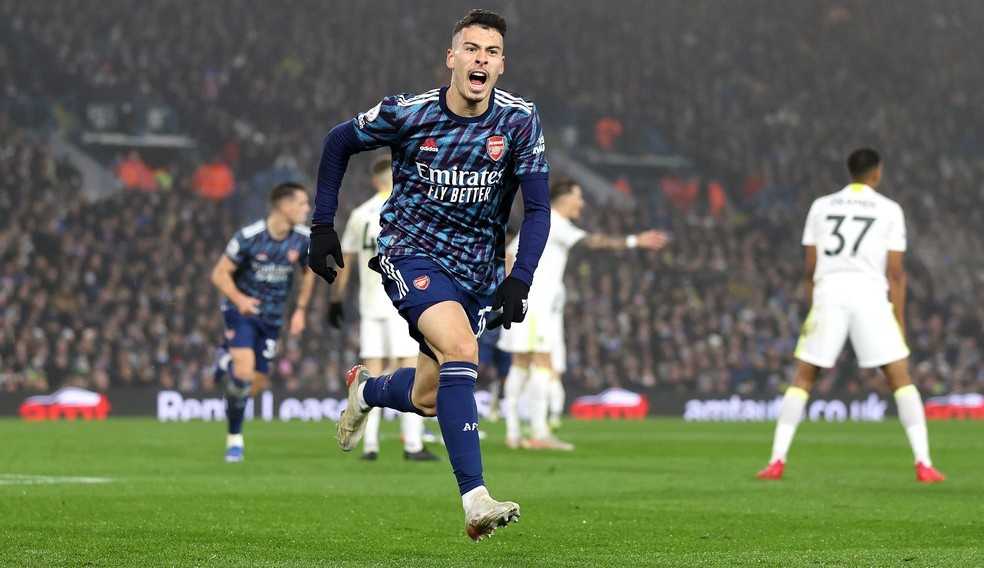 Com grande atuação de Gabriel Martinelli, Arsenal vence de goleada o Leeds