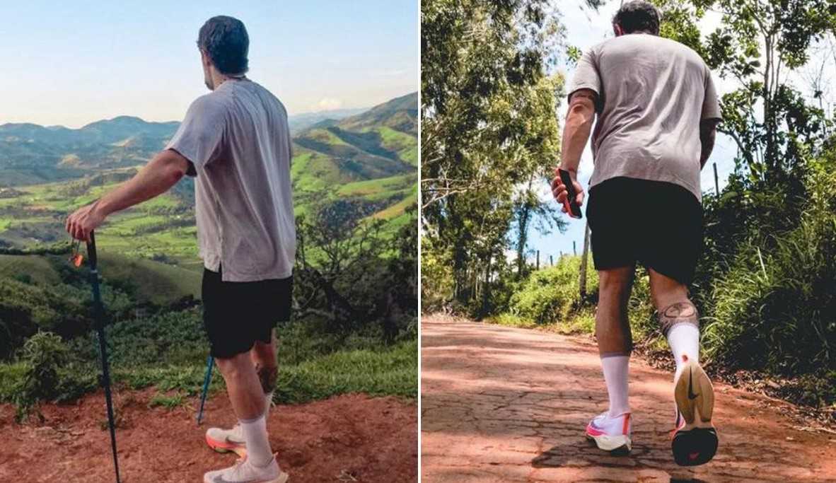 Marcos Mion anda 110 km até Aparecida para pagar promessa após ser contratado pela Globo