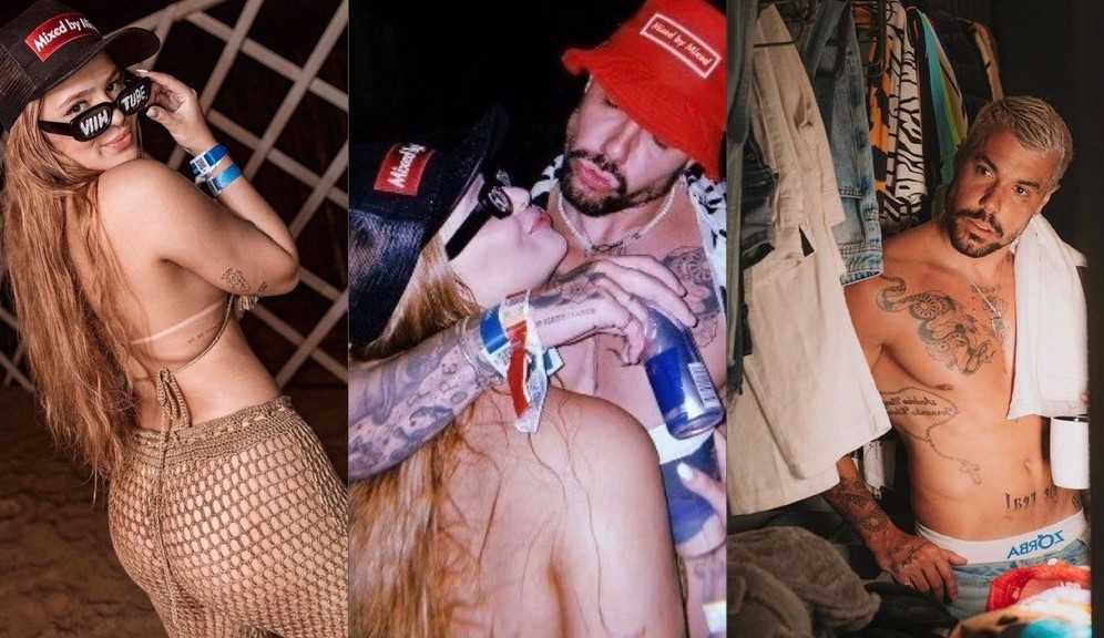 Viih Tube e Lipe Ribeiro protagonizam beijão