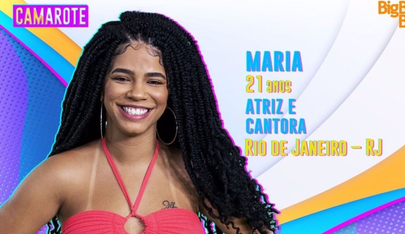 Cantora e atriz, Maria é confirmada no Camarote do BBB22: “/Eu sou livre, essa é a palavra que melhor me define”/