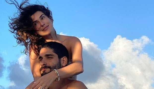 Fernanda Paes Leme comemora 1 ano de namoro