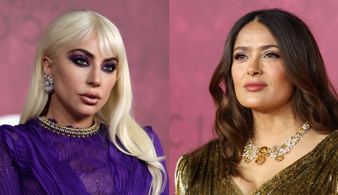 Lady Gaga revela que cena de sexo com Salma Hayek foi gravada para ‘Casa Gucci’
