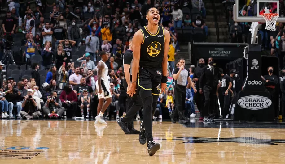Em noite sem Curry e Klay, Jordan Poole se destaca e Warriors estendem sequencia de vitorias