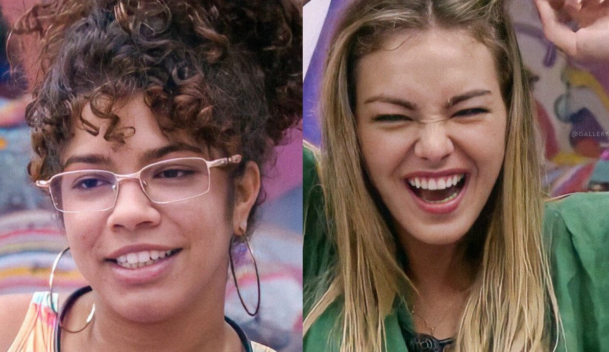 BBB22: Maria e Bárbara se beijam durante Festa do Líder