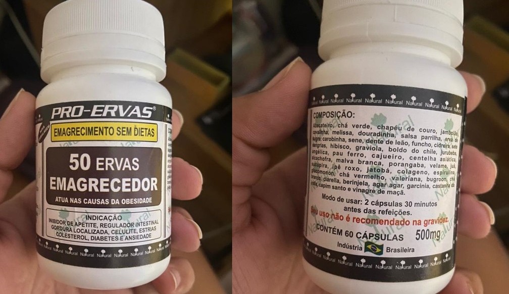 Fabricante da capsula 50 Ervas Emagrecedor está com o CNPJ suspenso desde 2015