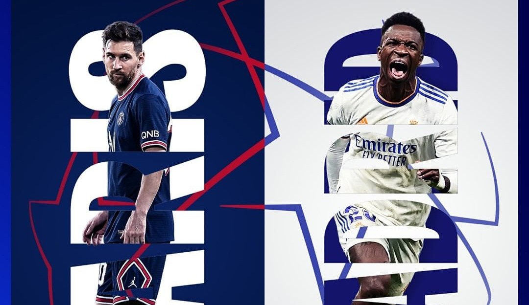 Duelo entre PSG e Real Madrid abre fase eliminatória da Champions League