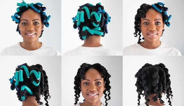 Aprenda a definir seus cachos com os flexi rods, os “/rolinhos de espuma”/