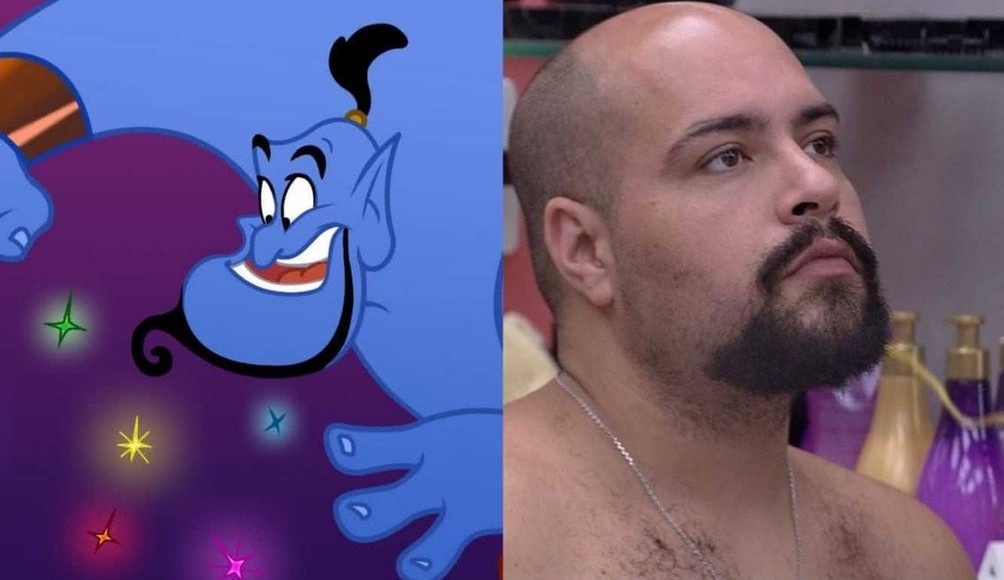 BBB22: Após aderir cavanhaque, Tiago Abravanel é comparado com “Gênio da Lâmpada” por seu marido
