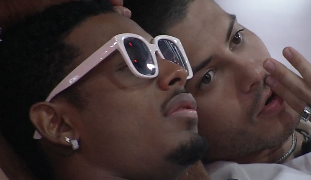 BBB22: Laís questiona Paulo André sobre conversa com Arthur e ele rebate: ‘Para com essa merd*’