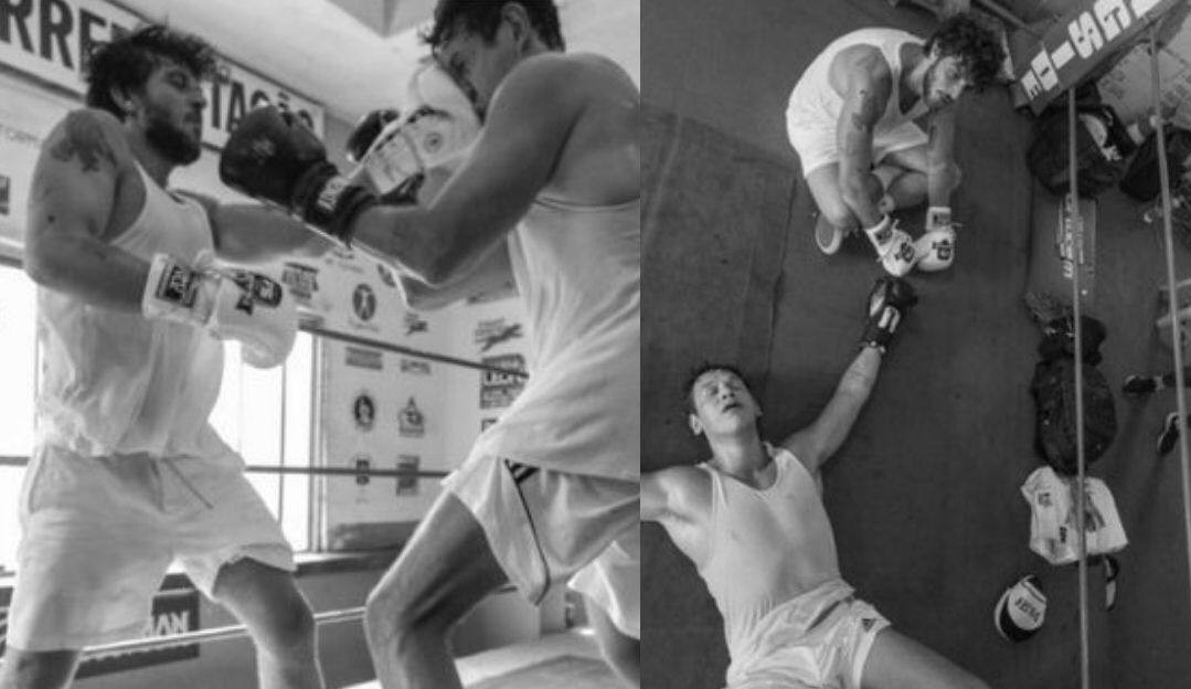 Chay Suede e João Vicente postam registros de luta de boxe