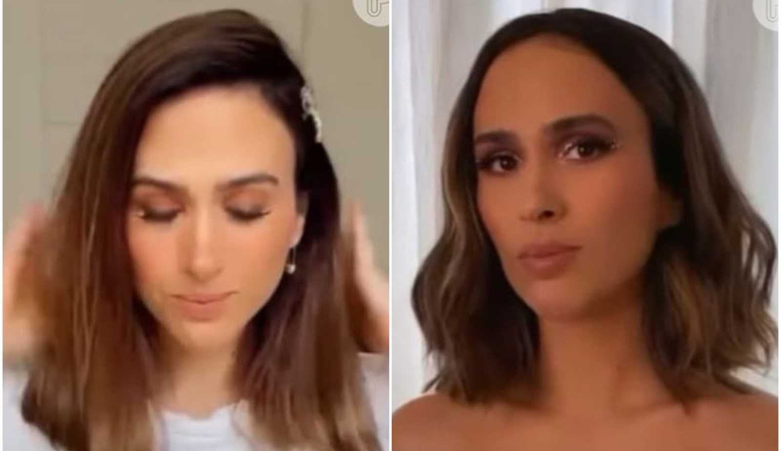 Tata Werneck surpreende os fãs com cabelo curto e tingido