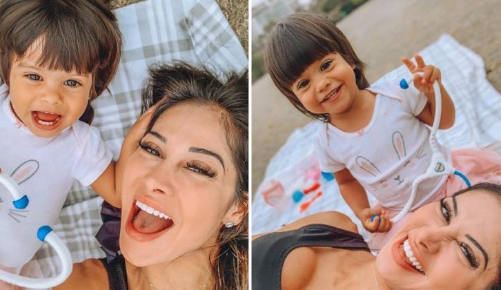 Mayra Cardi apresenta a casinha de bonecas de Sophia, sua filha