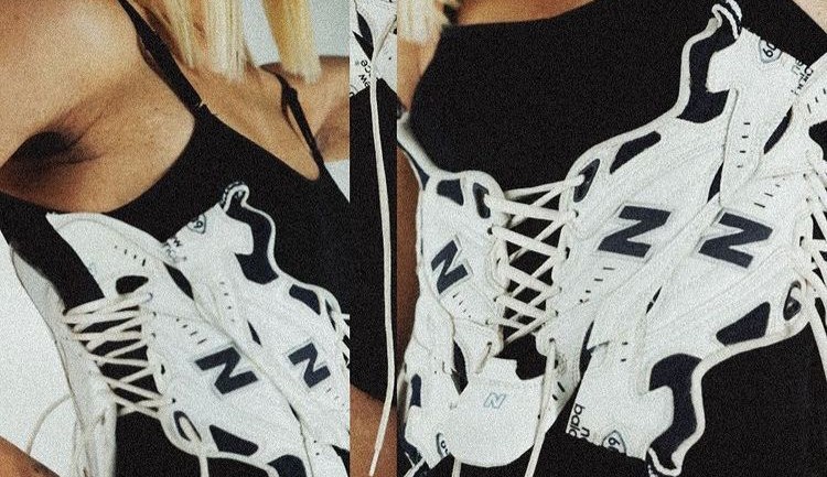 Corsets feitos de tênis: Conheça a nova tendência usada pelas celebridades