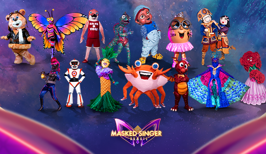 Novelas da Globo serão homenageadas no programa “/The Masked Singer Brasil”/