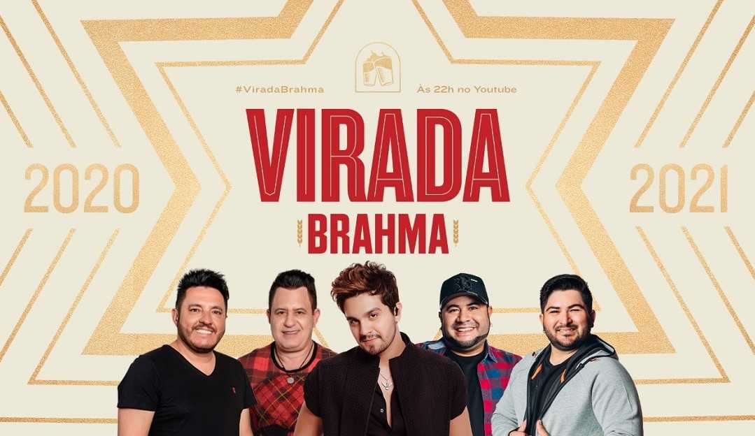 Luan Santana, Bruno e Marrone e Barões da Pisadinha te esperam na Virada Brahma