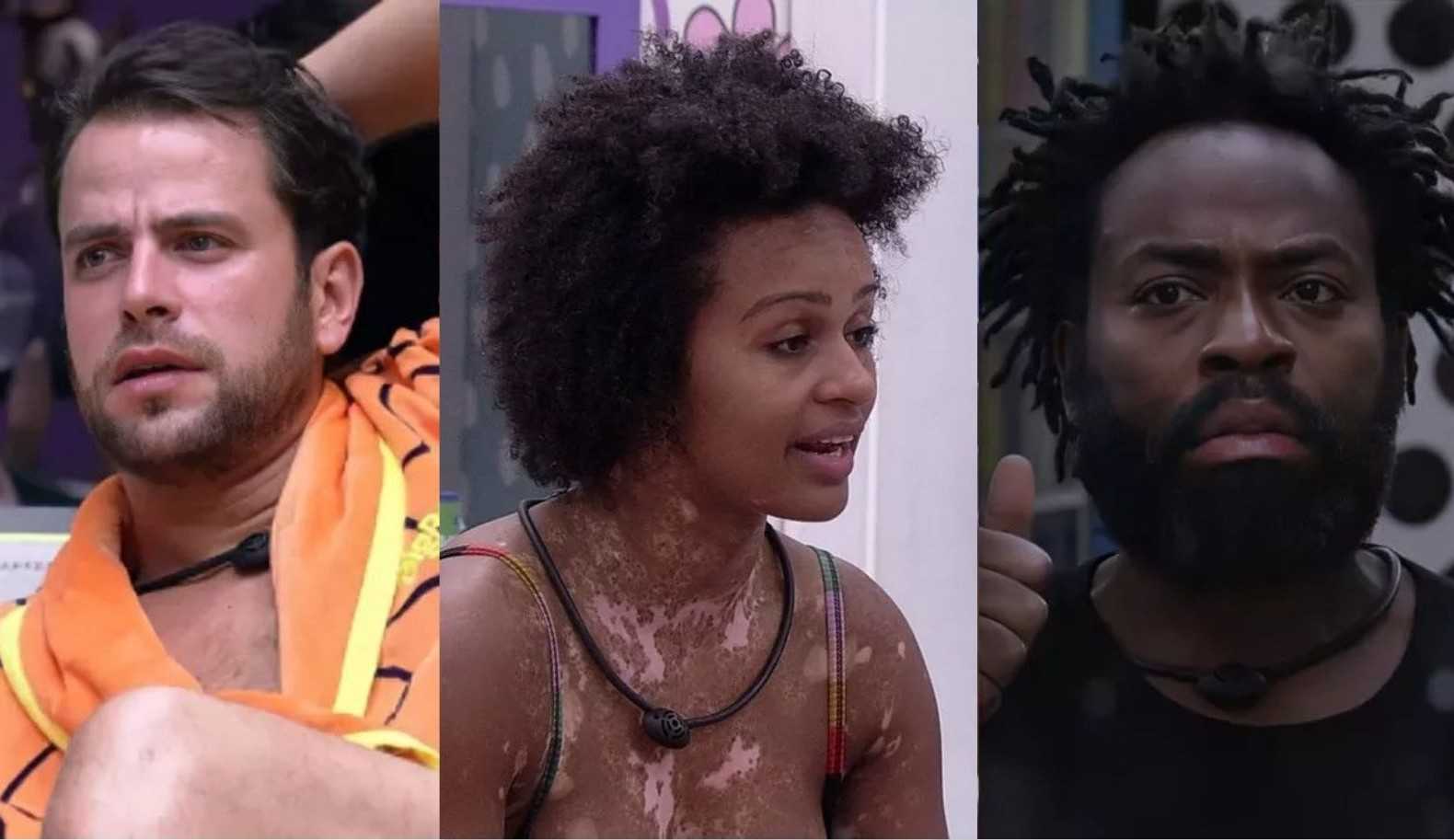 BBB22: Natália, Gustavo e Douglas, brigam durante a madrugada por conta de banho demorado
