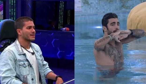 BBB22: Após corte de água, “/banho improvisado”/ de Pedro Scooby diverte as redes sociais