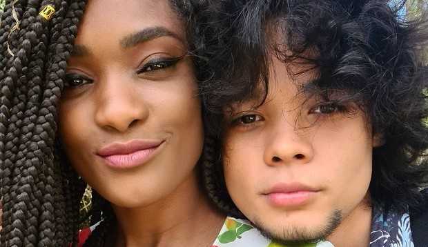 Erika Januza assume romance com Juan, filho de Carol Nakamura