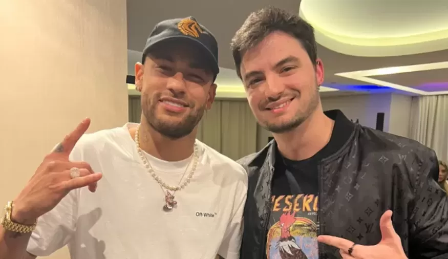 Felipe Neto se reconcilia com Neymar: “estou feliz de saber que estava errado sobre você”