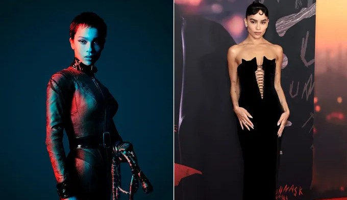 Zoe Kravitz inspira com suas unhas no filme The Batman