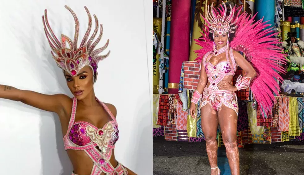 Brunna Gonçalves e Natália são destaques no desfile da Beija-Flor