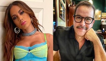 Anitta apresenta curiosidade quanto ao status de relacionamento de Murilo Benício