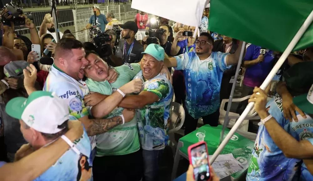 Mancha Verde é campeã do carnaval em São Paulo