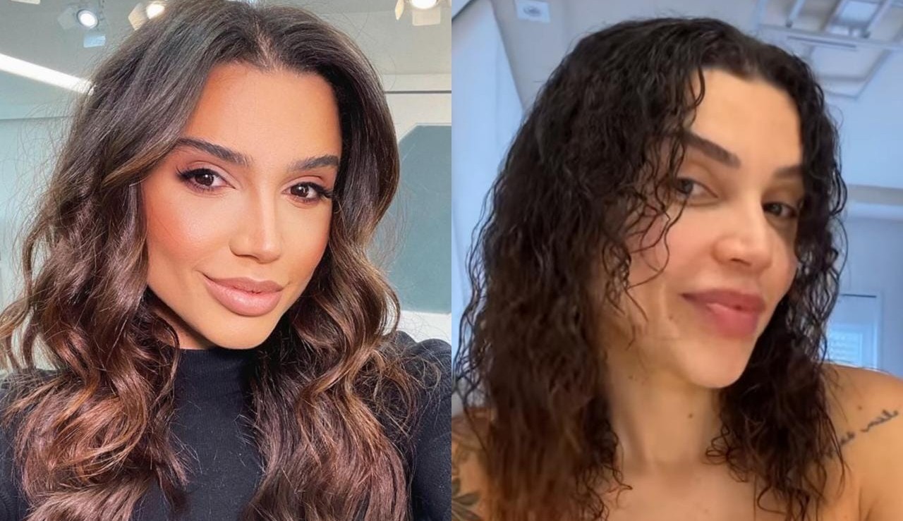 Paula Amorim aparece de cabelo cacheado nos stories, após dois anos de transição
