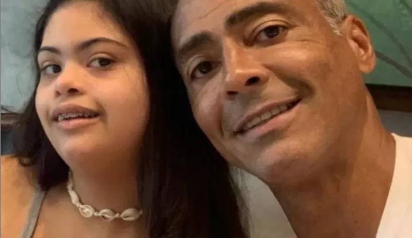 Filha de Romário estreia em reality show para pessoas com síndrome de down
