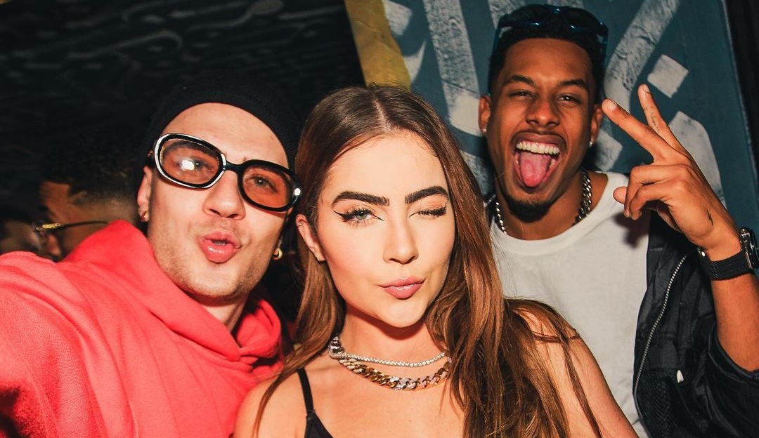 Leo Picon celebra encontro com Paulo André e Jade Picon