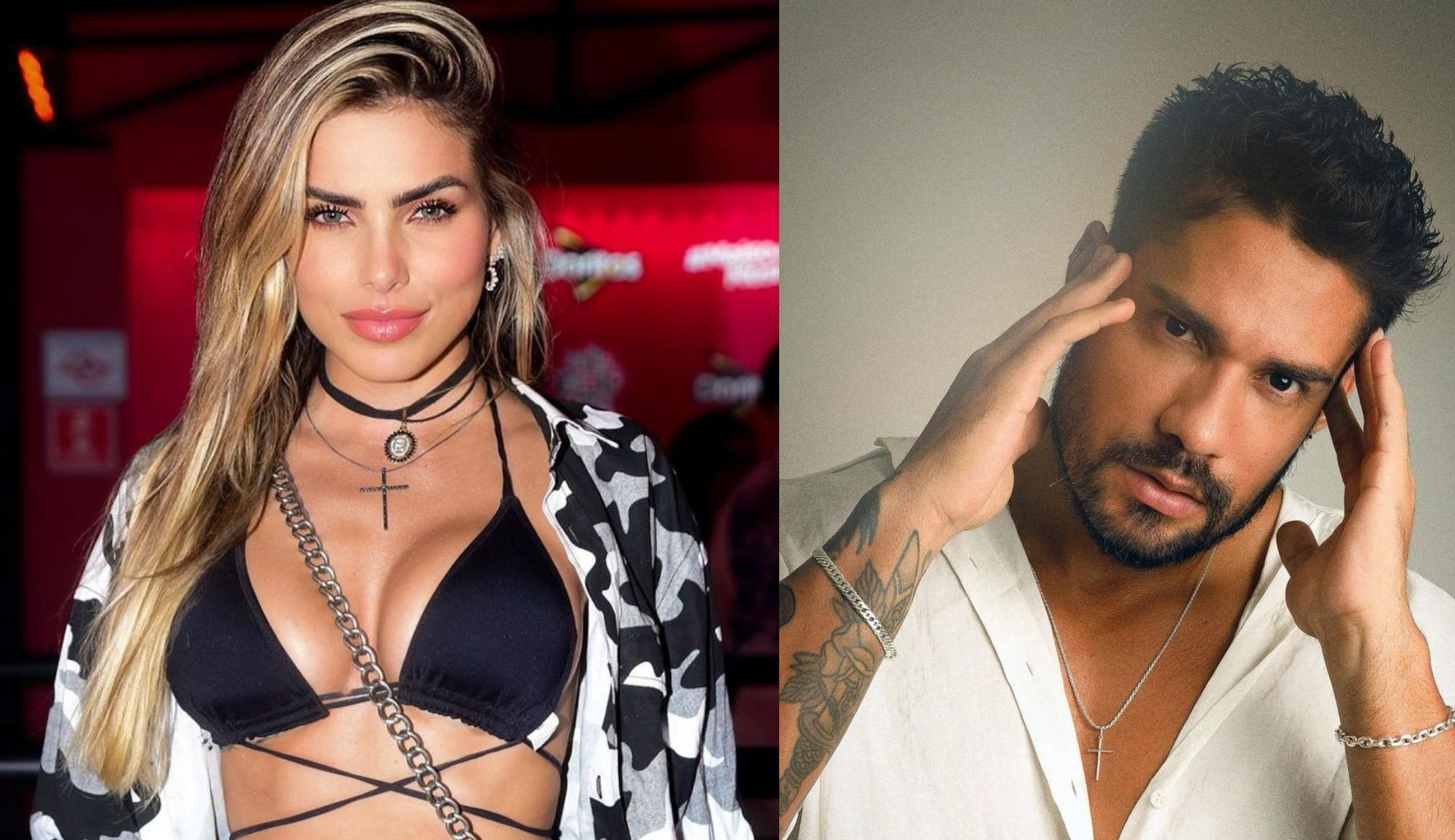 Bil Araújo e Erika Schneider reencontram-se depois de término