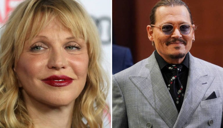 Courtney Love fala sobre apoio de Johnny Depp após overdose