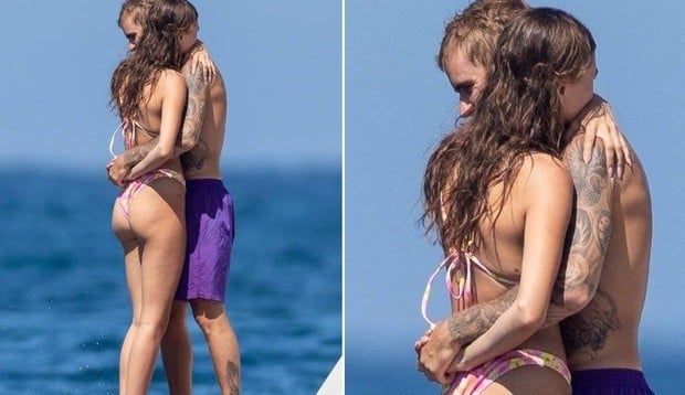 Justin Bieber e  Hailey Biber curtem férias no México