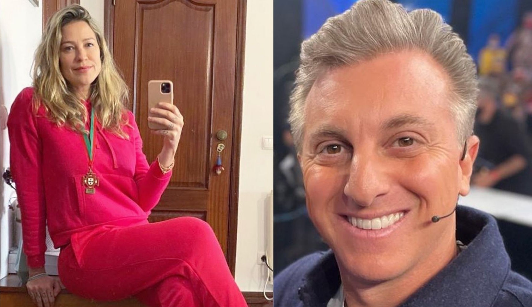 Luana Piovani dá alfinetadas em Luciano Huck após comentário em live