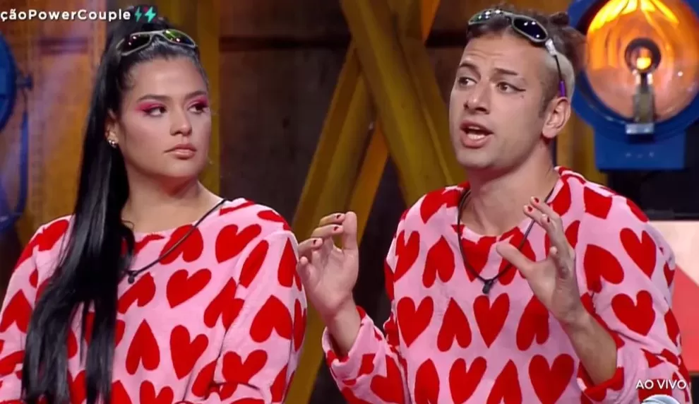 Power Couple 6: Gabi Augusto e Cartolouco admitem falsidade com Branda Paixão e Matheus Sampaio