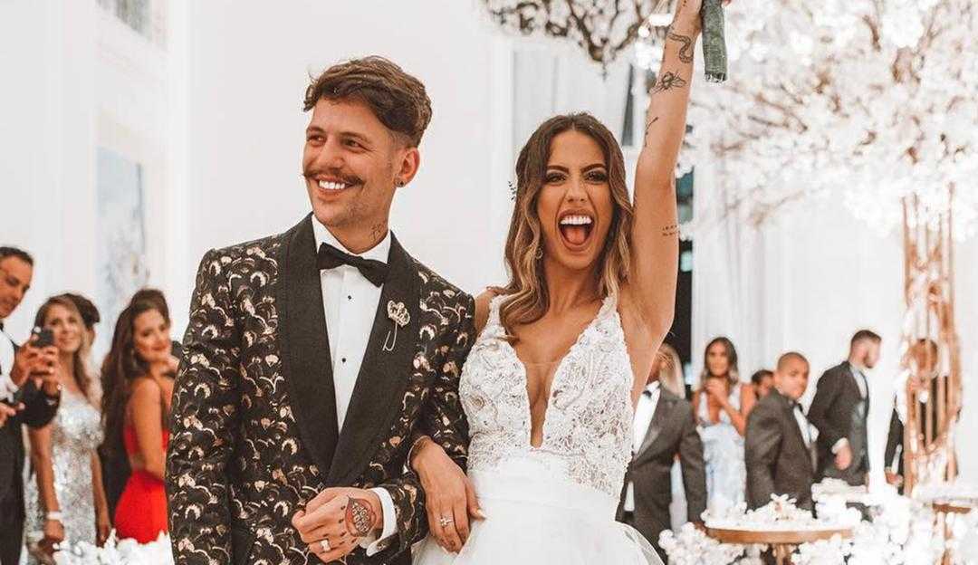 Saulo Poncio se declara para esposa Gabi Brandt