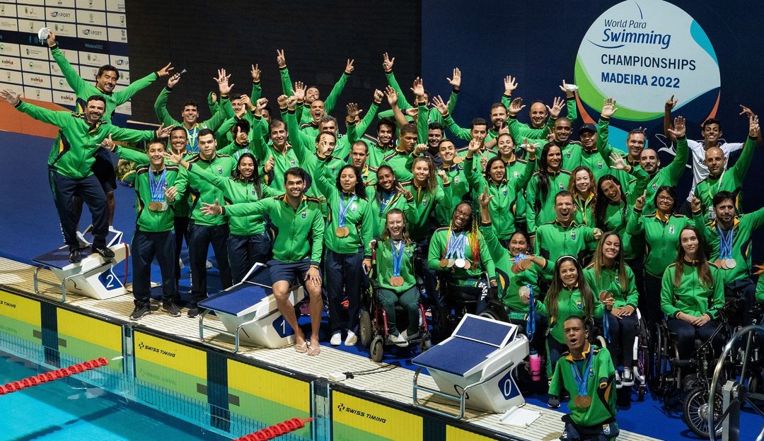 Brasil fecha Mundial de Natação Paralímpico com 19 ouros, 10 pratas e 24 bronzes