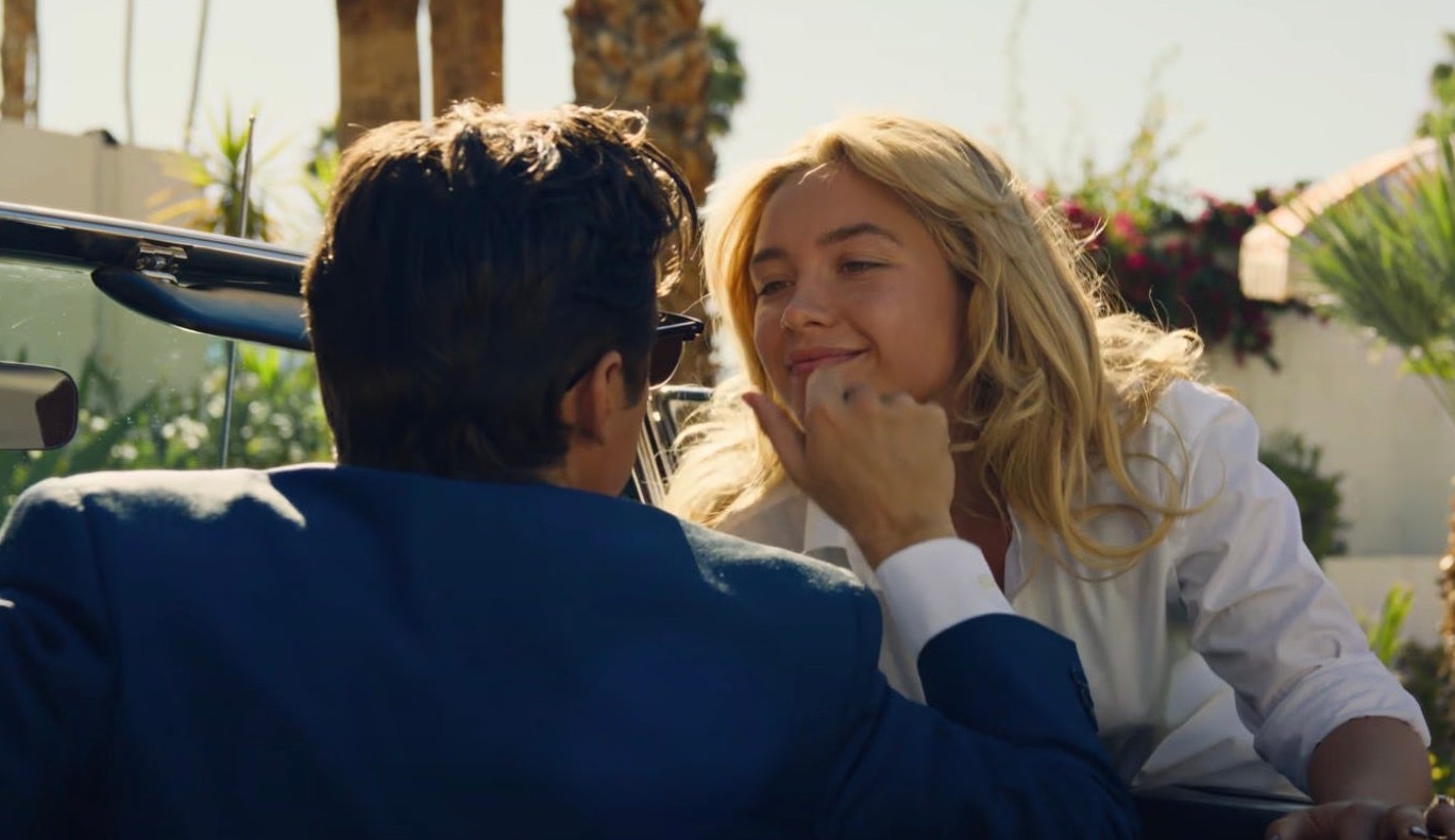 Novo filme com Harry Styles divulga cartaz em clima de romance com Florence Pugh