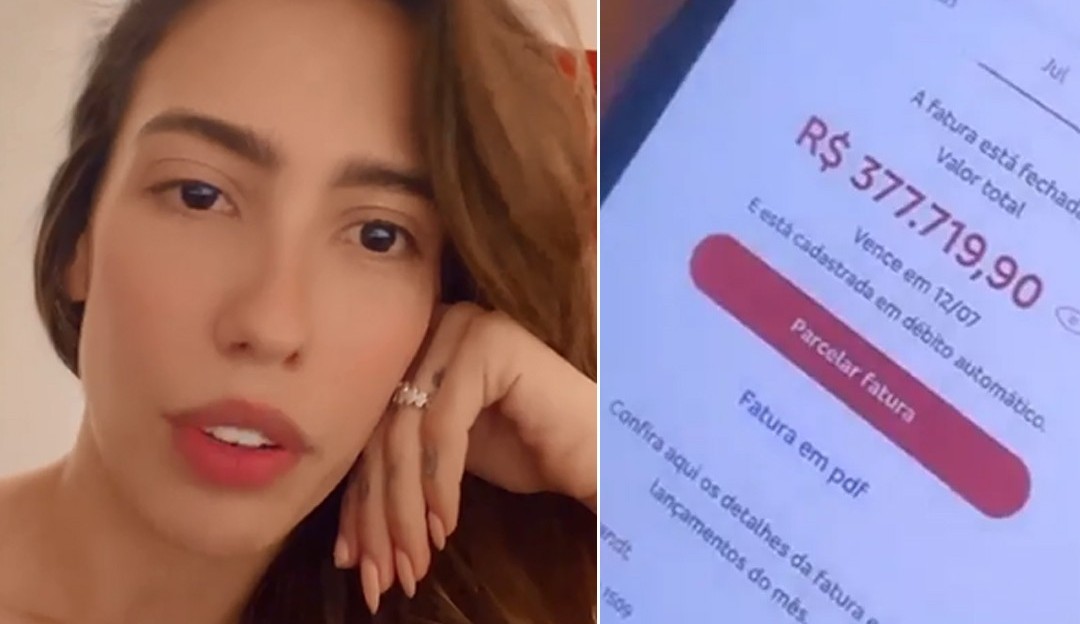 Gabi Brandt explica valor altíssimo na fatura de seu cartão