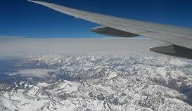 Vídeo mostra medo e gritos durante voo turbulento nas Cordilheira dos Andes