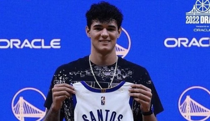 Gui Santos recebe elogios da comissão técnica dos Warriors