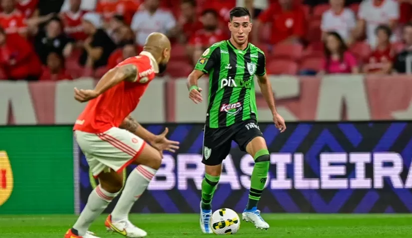 Com gol salvador de Moisés, no último minuto, Inter vence o América no Brasileirão