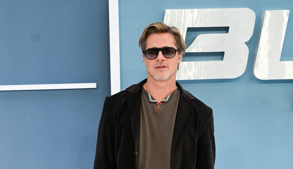Brad Pitt em evento de estreia de filme “Bullet Train”