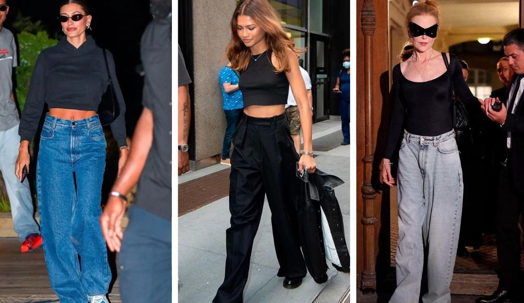 Wide Leg conquistou o guarda-roupa das famosas e promete ficar entre as tendências