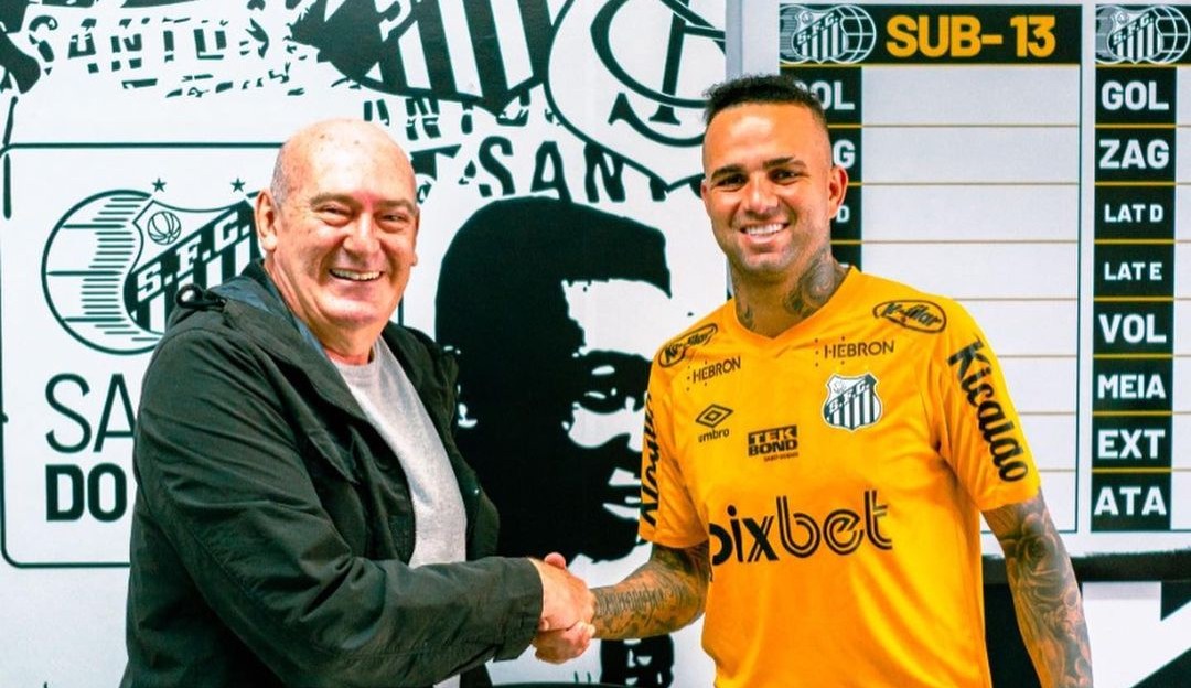 Luan chega motivado ao Santos e meia diz que quer jogar o quanto antes