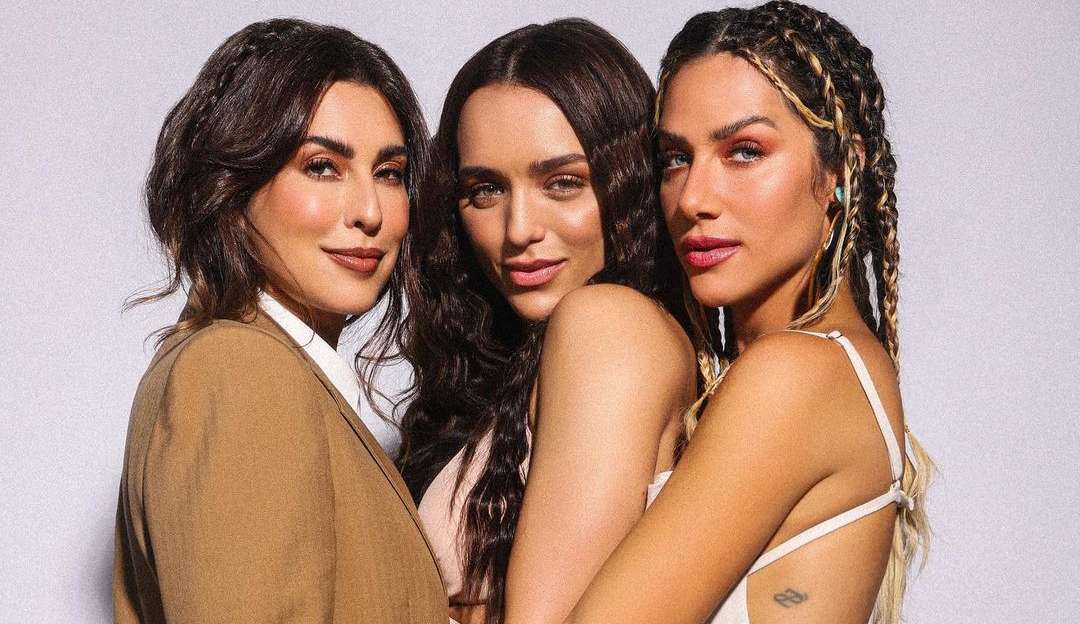 Rafa Kalimann publica foto abraçada com Fernanda Paes Leme e Giovanna Ewbank