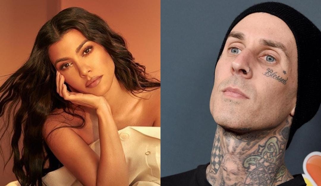 Kourtney Kardashian posta primeira foto com Travis Barker