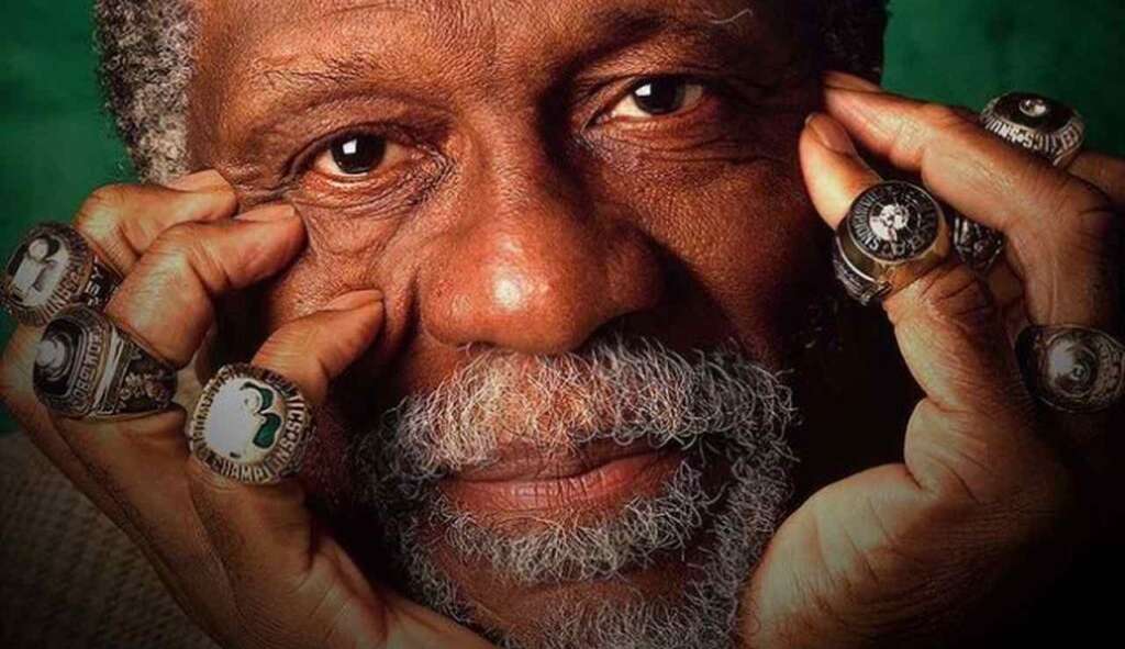 Em homenagem a Bill Russell, NBA decide aposentar a camisa 6